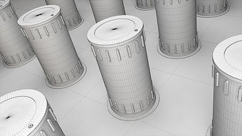 仿国外金属材质渲染合成